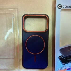 Case-Mate Black and Orange Phone Case